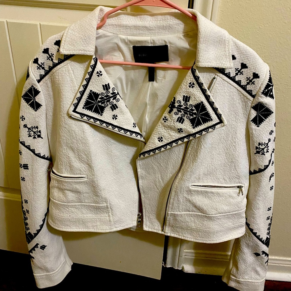 Bcbgmaxazria crop jacket